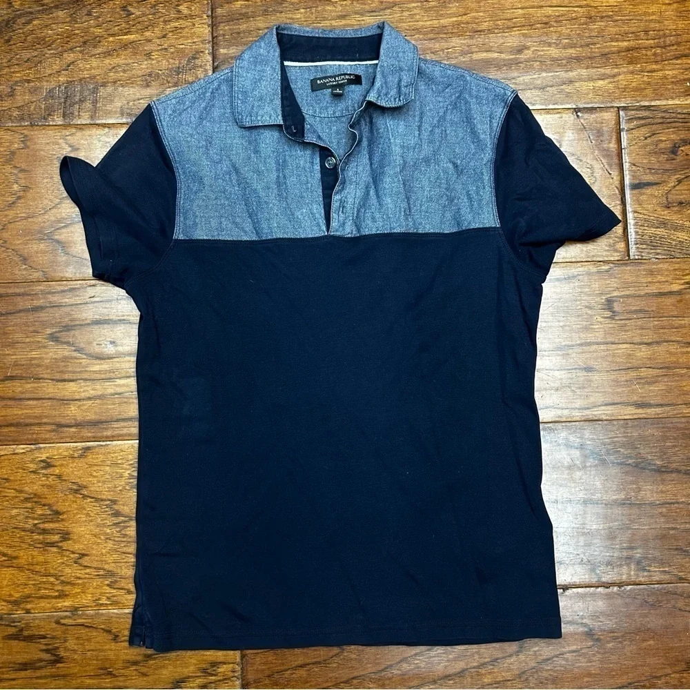 Banana republic luxury touch short‎ sleeve polo